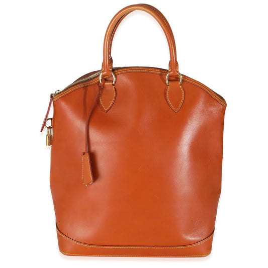 Louis Vuitton Caramel Calfskin Nomade Vertical Lockit