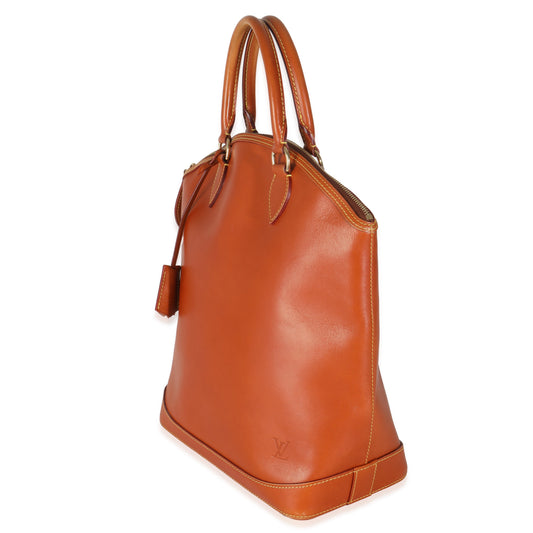 Louis Vuitton Caramel Calfskin Nomade Vertical Lockit