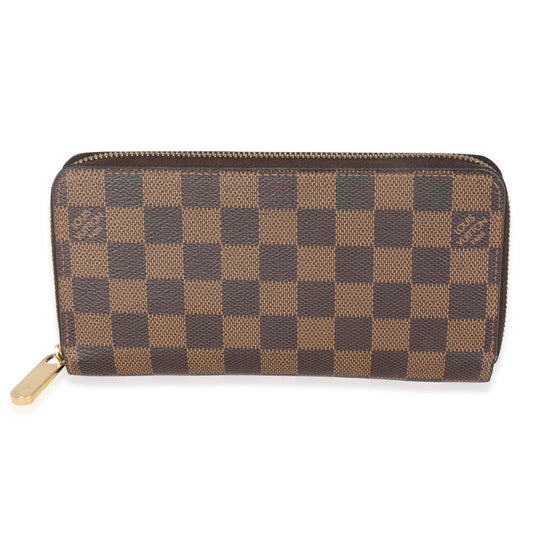 Louis Vuitton Damier Ebene Canvas Zippy Wallet