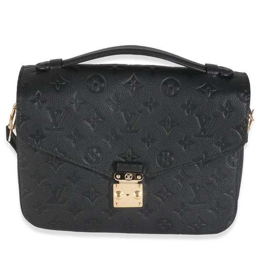 Louis Vuitton Black Monogram Empreinte Pochette Metis
