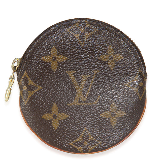 Louis Vuitton Monogram Canvas Round Coin Purse