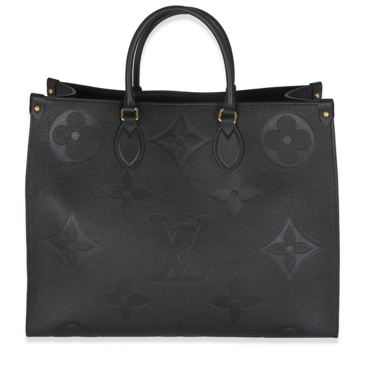 Louis Vuitton Black Monogram Empreinte Onthego GM