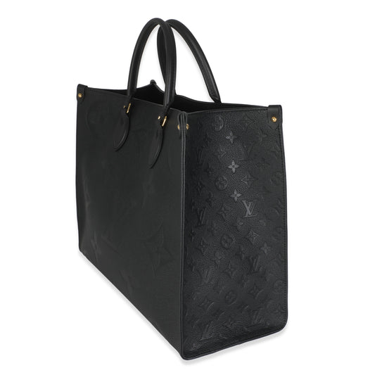 Louis Vuitton Black Monogram Empreinte Onthego GM