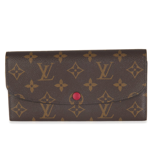 Louis Vuitton Fuchsia Monogram Canvas Emilie Wallet