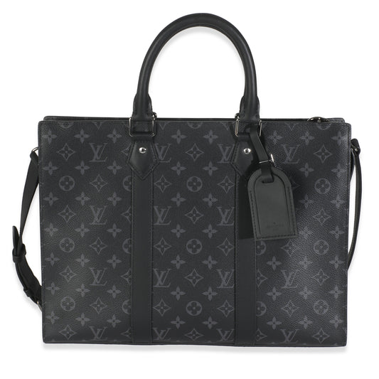 Louis Vuitton Monogram Eclipse Canvas Sac Plat Horizontal Zippe