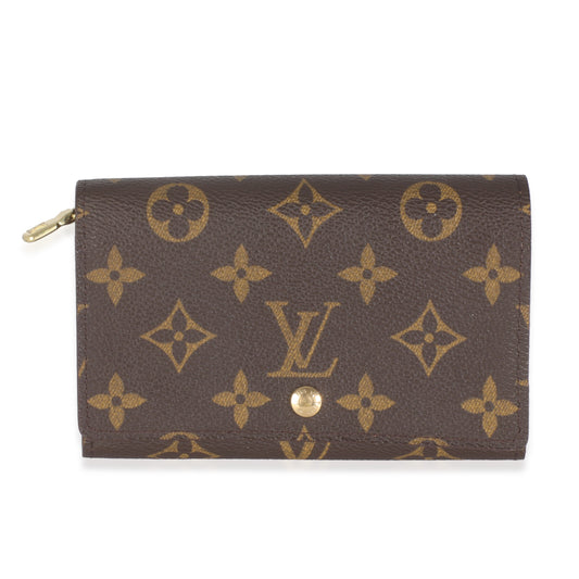 Louis Vuitton Monogram Canvas Porte Monnaie Tresor Wallet
