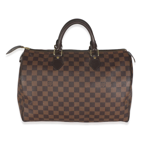 Louis Vuitton Damier Ebene Canvas Speedy 35