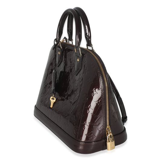 Louis Vuitton Amarante Monogram Vernis Alma PM