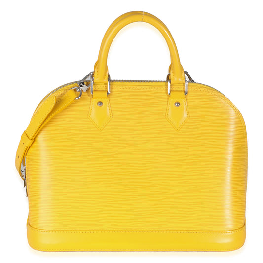 Louis Vuitton Citron Epi Alma PM