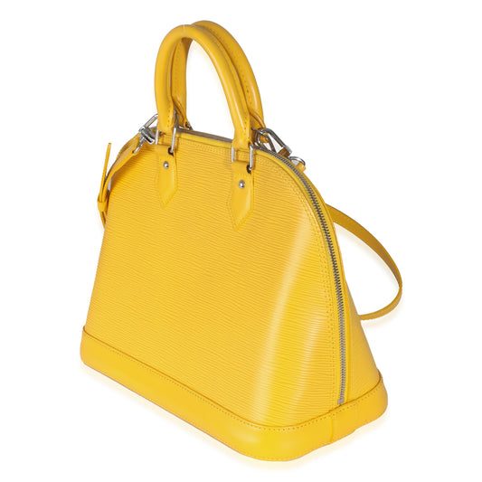 Louis Vuitton Citron Epi Alma PM