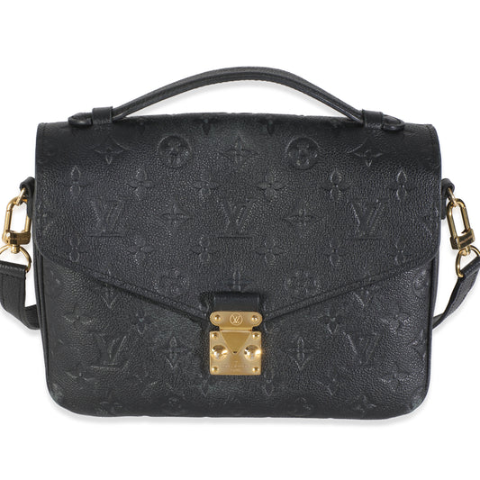 Louis Vuitton Black Empreinte Pochette Metis