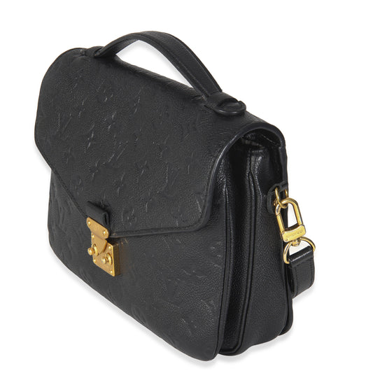 Louis Vuitton Black Monogram Empreinte Pochette Metis