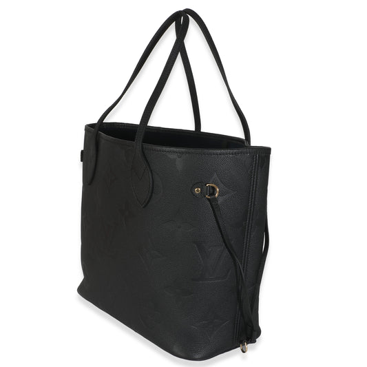 Louis Vuitton Black Monogram Empreinte Neverfull MM