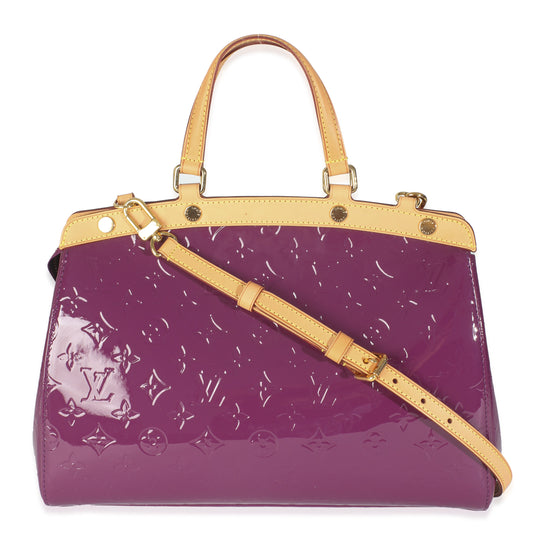 Louis Vuitton Amethyst Monogram Vernis Brea MM