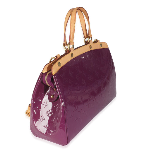 Louis Vuitton Amethyst Monogram Vernis Brea MM