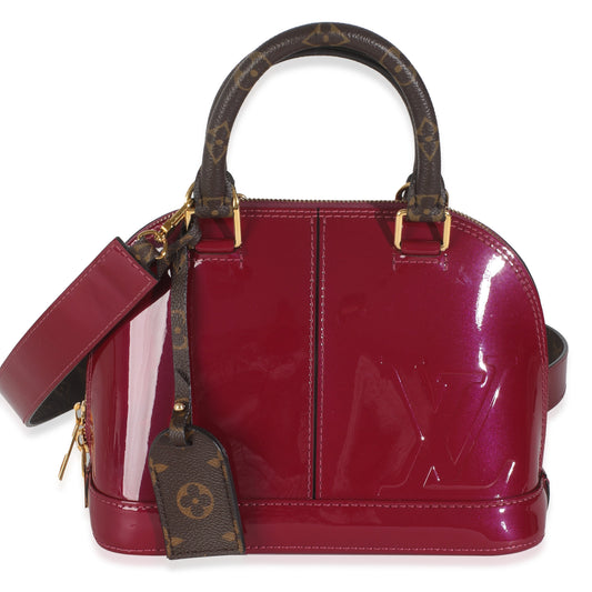 Louis Vuitton Magenta Monogram Vernis Alma BB