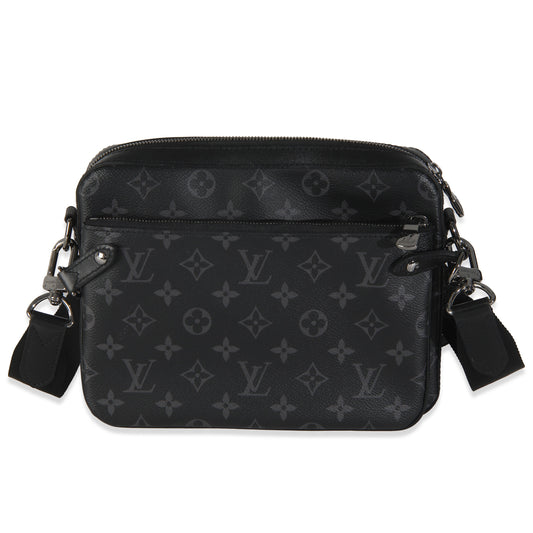Louis Vuitton Monogram Eclipse Canvas Trio Messenger