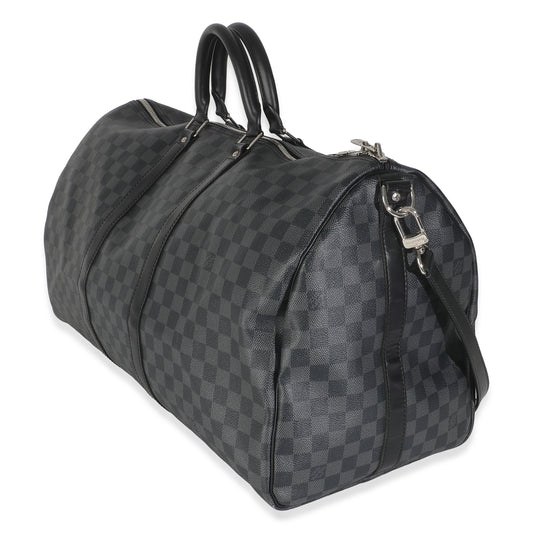 Louis Vuitton Damier Graphite Canvas Keepall Bandouliere 55