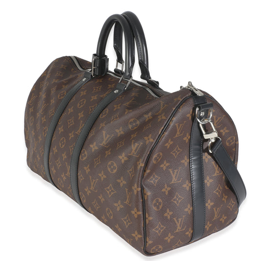 Louis Vuitton Monogram Macassar Keepall Bandouliere 45