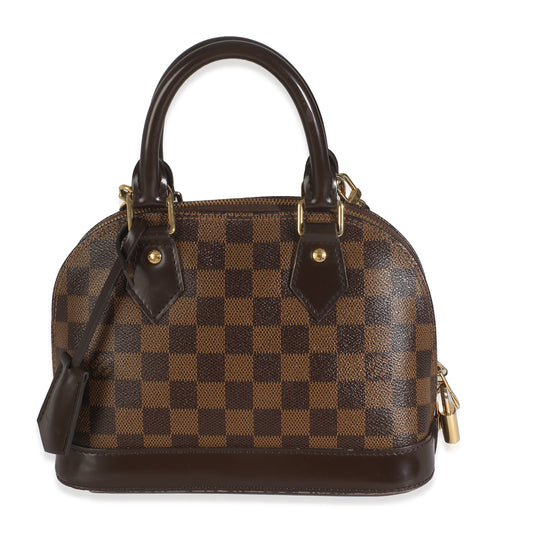 Louis Vuitton Damier Ebene Canvas Alma BB