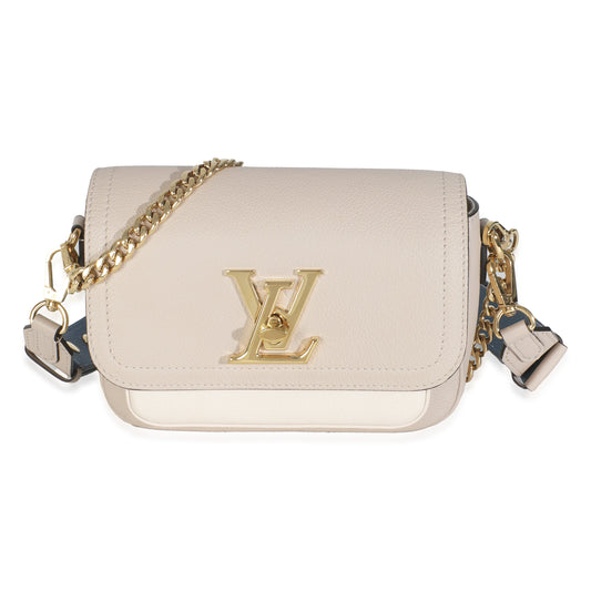 Louis Vuitton Beige Calfskin Lockme Tender