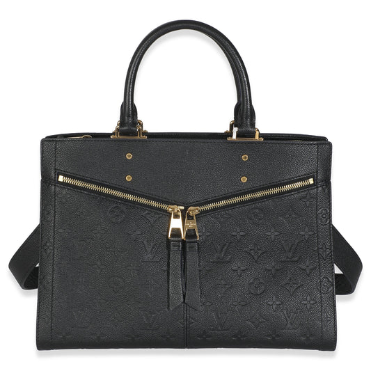 Louis Vuitton Black Monogram Empreinte Sully MM