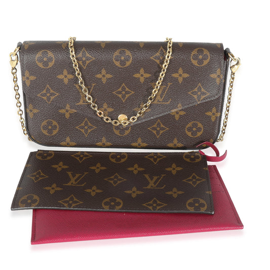 Louis Vuitton Fuchsia Monogram Canvas Felicie Pochette