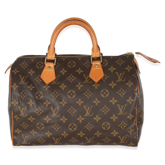 Louis Vuitton Monogram Canvas Speedy 30