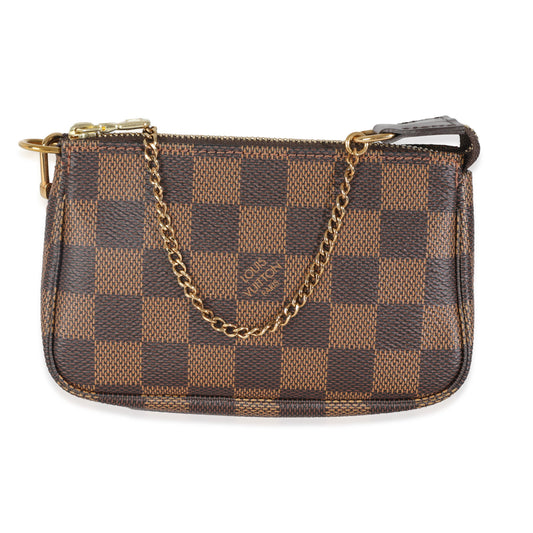 Louis Vuitton Damier Ebene Canvas Mini Pochette Accessoires