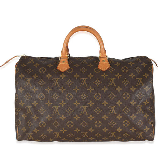 Louis Vuitton Monogram Canvas Speedy 40