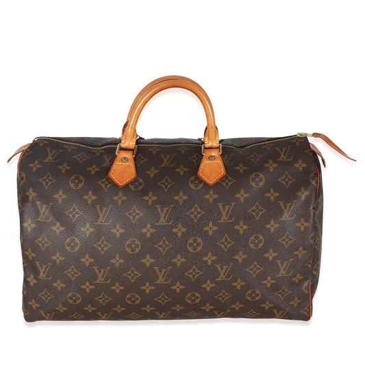 Louis Vuitton Monogram Canvas Speedy 40