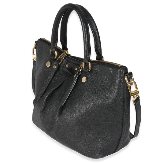 Louis Vuitton Black Monogram Empreinte Mazarine PM