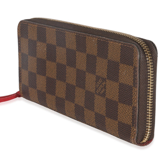 Louis Vuitton Damier Ebene Canvas Clemence Wallet