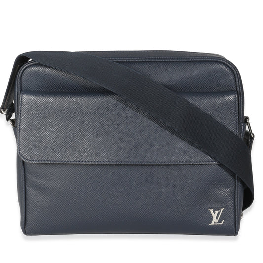 Louis Vuitton Navy Taiga Alex Messenger