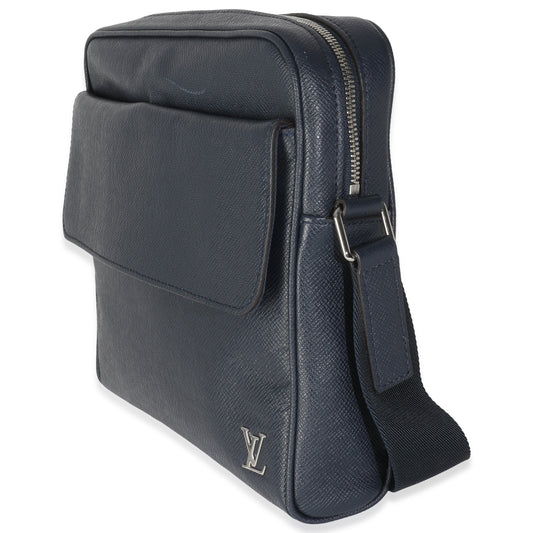 Louis Vuitton Navy Taiga Alex Messenger