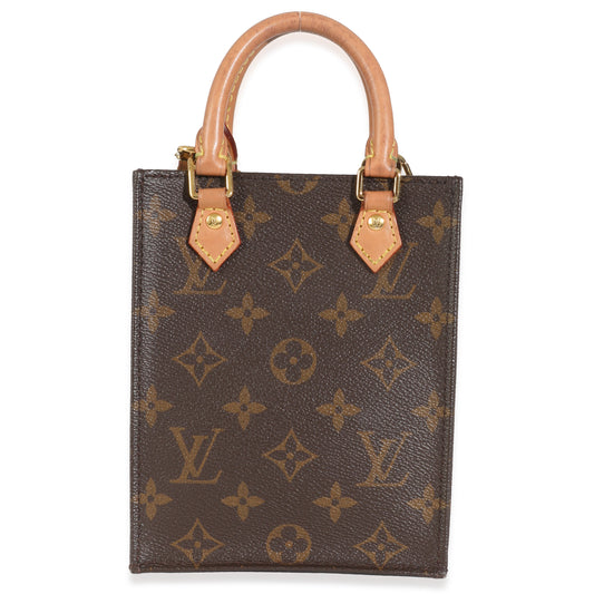Louis Vuitton Monogram Canvas Petit Sac Plat