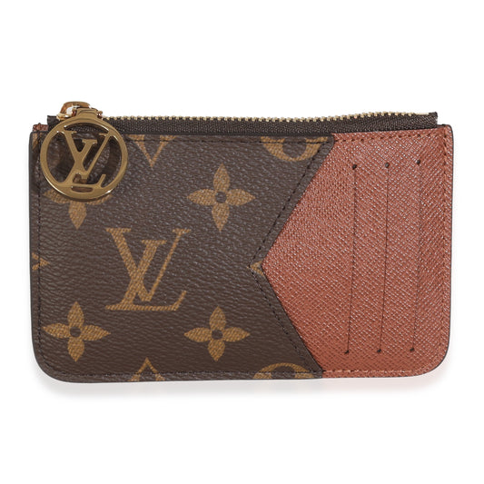 Louis Vuitton Cognac Monogram Canvas Romy Card Holder
