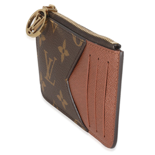 Louis Vuitton Cognac Monogram Canvas Romy Card Holder