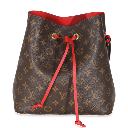 Louis Vuitton Coquelicot Monogram Canvas Neonoe MM