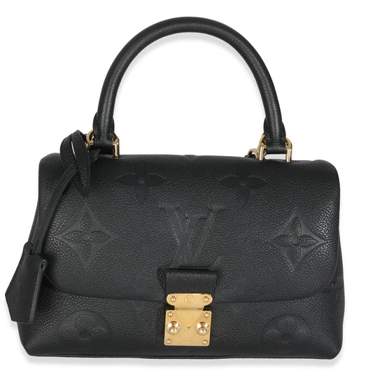 Louis Vuitton Black Monogram Empreinte Madeleine BB