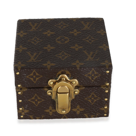 Louis Vuitton Monogram Canvas Ring Box Mini Trunk Case