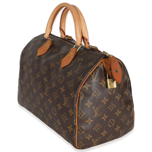 Louis Vuitton Monogram Canvas Speedy 30