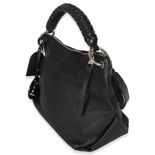 Louis Vuitton Black Monogram Mahina Beaubourg Hobo MM