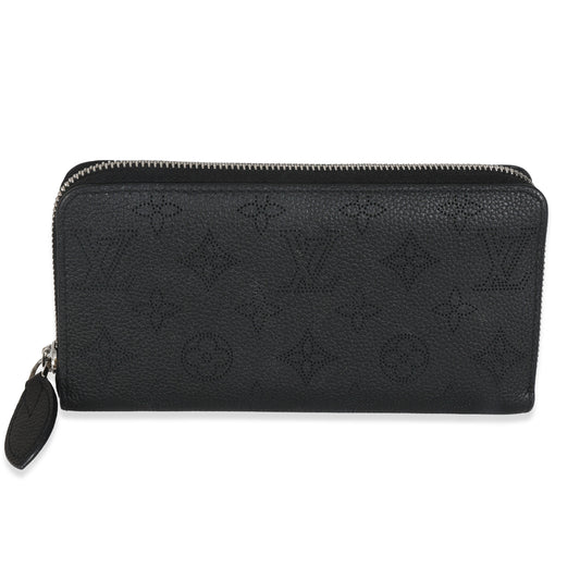 Louis Vuitton Black Monogram Mahina Zippy Wallet