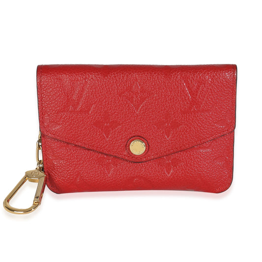 Louis Vuitton Cerise Monogram Empreinte Key Pouch