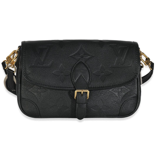 Louis Vuitton Black Giant Monogram Empreinte Diane