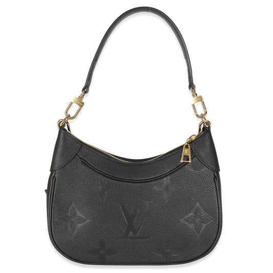 Louis Vuitton Black Giant Monogram Empreinte Bagatelle NM