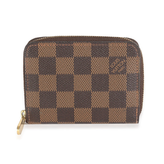 Louis Vuitton Damier Ebene Canvas Zippy Coin Purse