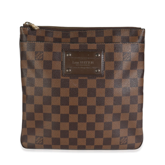 Louis Vuitton Damier Ebene Canvas Brooklyn Flat Pochette