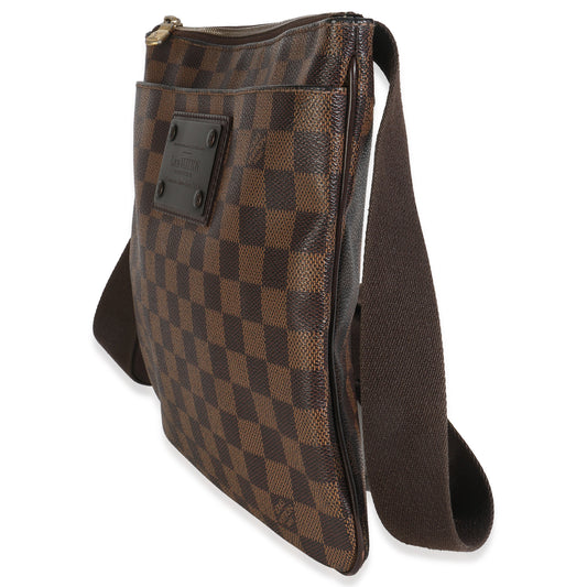 Louis Vuitton Damier Ebene Canvas Brooklyn Flat Pochette